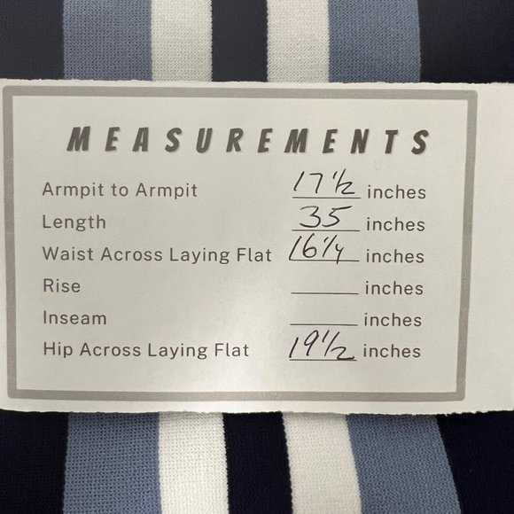 MICHAEL Michael Kors Womens Blue Stripe Sleeveless Sheath Dress Stretchy size 8 - Picture 12 of 12